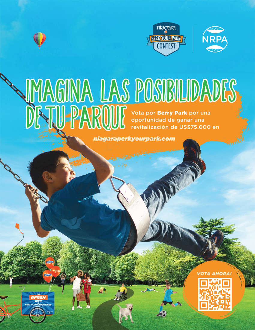 Berry Park Niagra Perk Your Park contest flyer Spanisha